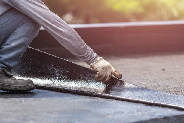Professional Interior Drainage System technician working in Lapaz, IN